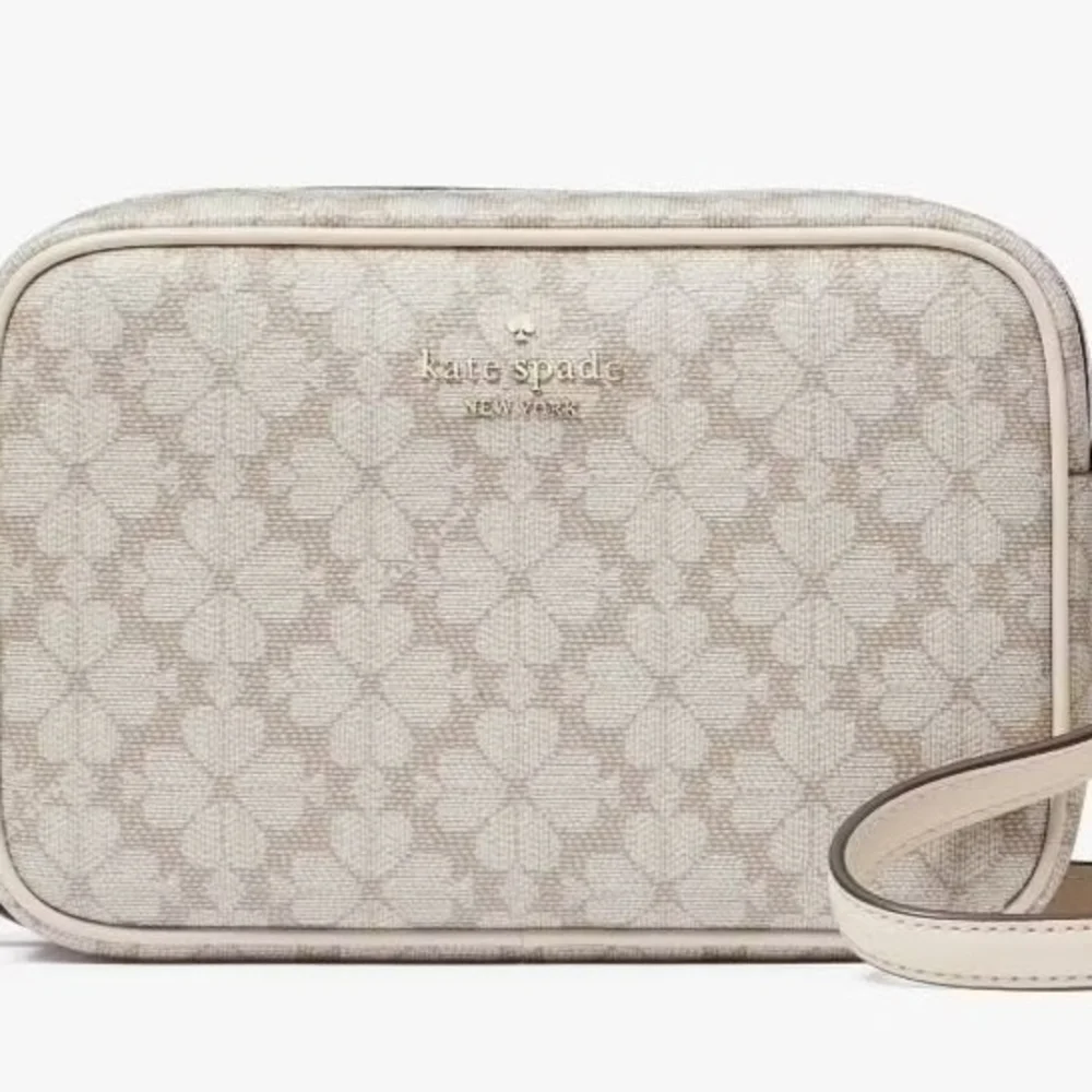 Kate Spade New York Medium Infinite Spade Flower Coated Canvas Camera Bag - Picture 4 of 4
